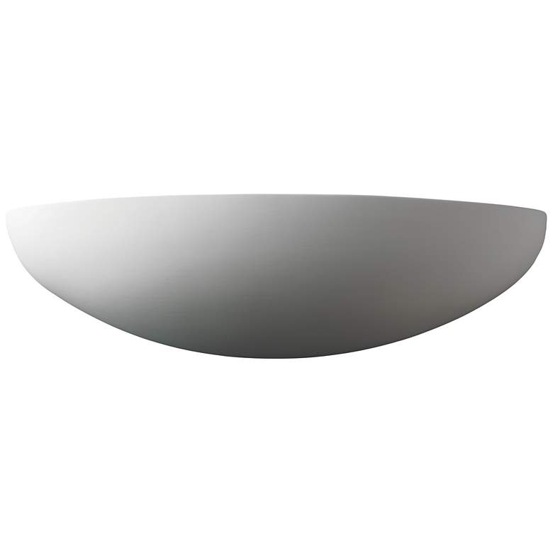 Image 1 Justice Design Ambiance 5" High Bisque Wall Sconce