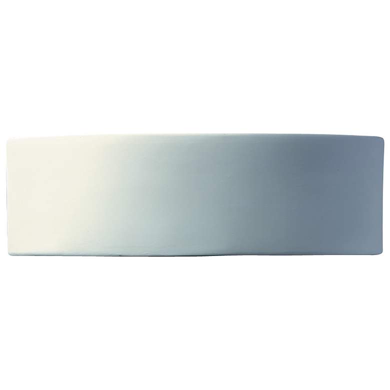 Image 1 Justice Design Ambiance 6" High Bisque Arc ADA Wall Sconce
