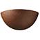 Justice Design Ambiance 6" High Hammered Copper Wall Sconce