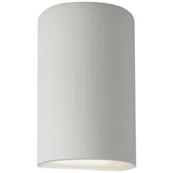 Justice Design Ambiance 9 1/2&quot; High Bisque Wall Sconce