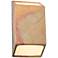 Justice Design Ambiance 9 1/2" High Harvest Yellow Slate LED Sconce