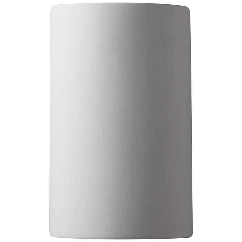 Image 1 Justice Design Ambiance 9 1/2 inchH Bisque Close Top Wall Sconce