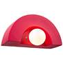 3_Justice Design Ambiance Crescent 6" High Cerise Wall Sconce