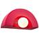 Justice Design Ambiance Crescent 6" High Cerise Wall Sconce
