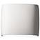 Justice Design Ambiance Oval 9 3/4" High Bisque ADA Wall Sconce