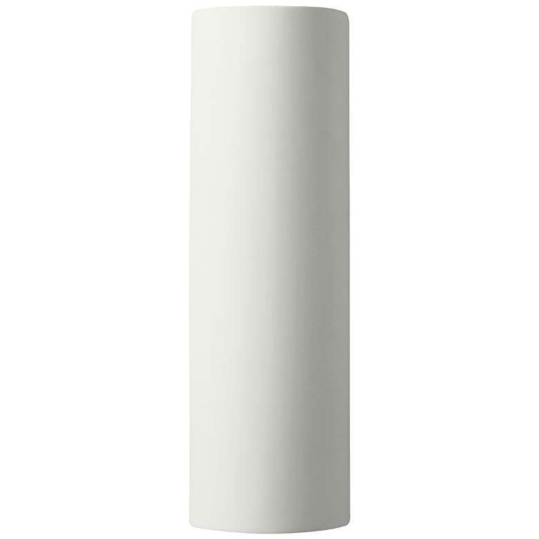 Image 2 Justice Design Ambiance Tube 17" High Bisque ADA Wall Sconce