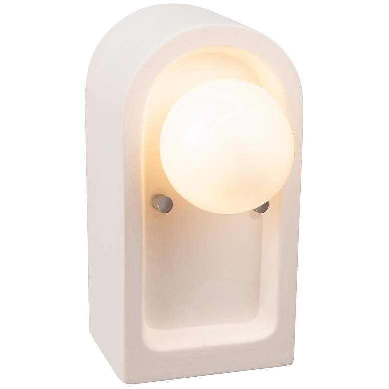 Image 4 Justice Design Arcade 9" High Bisque Wall Sconce more views