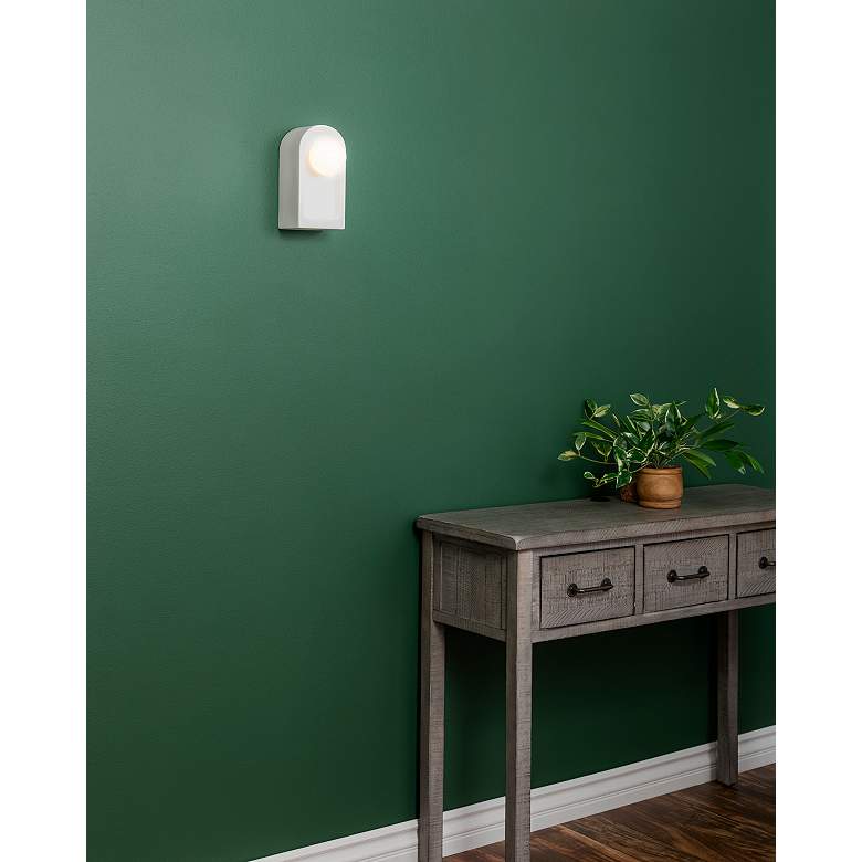 Image 5 Justice Design Arcade 9" High Bisque Wall Sconce more views