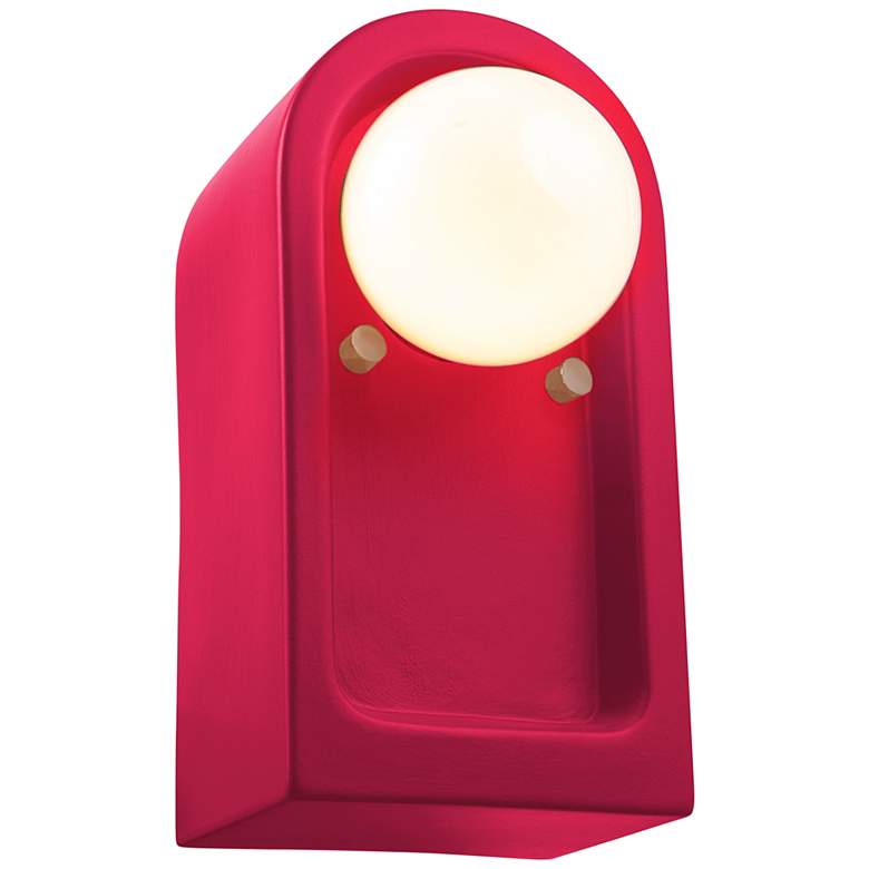 Image 1 Justice Design Arcade 9" High Cerise Wall Sconce