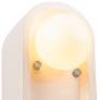 Justice Design Arcade 9" High Matte White Wall Sconce