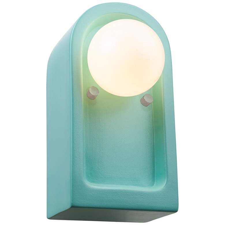 Image 1 Justice Design Arcade 9 inch High Reflecting Pool Wall Sconce