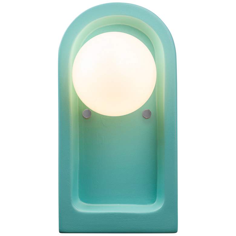 Image 5 Justice Design Arcade 9 inch High Reflecting Pool Wall Sconce more views