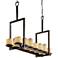 Justice Design CandleAria Dakota 42" Bronze Island Light Pendant