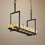 1_Justice Design CandleAria Dakota 42" Bronze Island Light Pendant