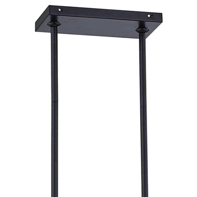 Image 4 Justice Design Cirque 40" Wide Matte Black 40-Light Island Chandelier more views