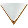 Justice Design Domus 9" High Natural Wood Modern Wall Sconce