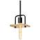 Justice Design Eco™ Loft 6"W Matte Black Mini Pendant