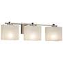 2_Justice Design Era 24" Wide Brushed Nickel 3-Light Bath Light