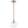 Justice Design Fusion Harlow 7 1/2" Wide Brushed Brass Mini Pendant