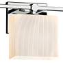 2_Justice Design Fusion Tetra 23 1/2" Polished Chrome 3-Light Bath Light more views