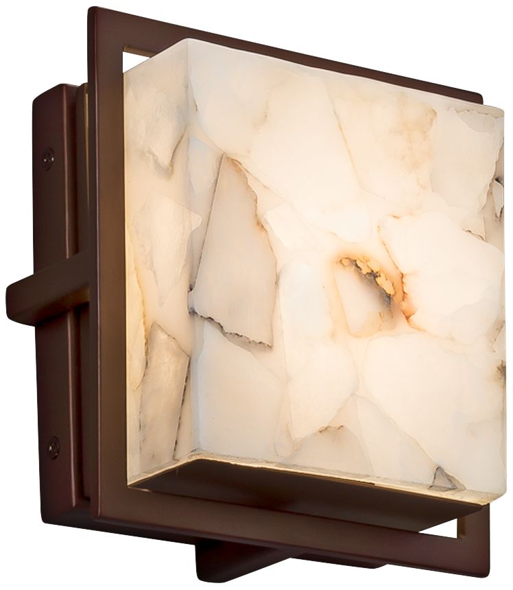 Justice Design Group Alabaster Rocks! Bronze Collection