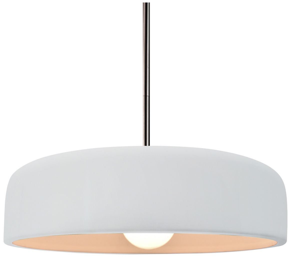 Justice Design Group Perforated Globe White Collection