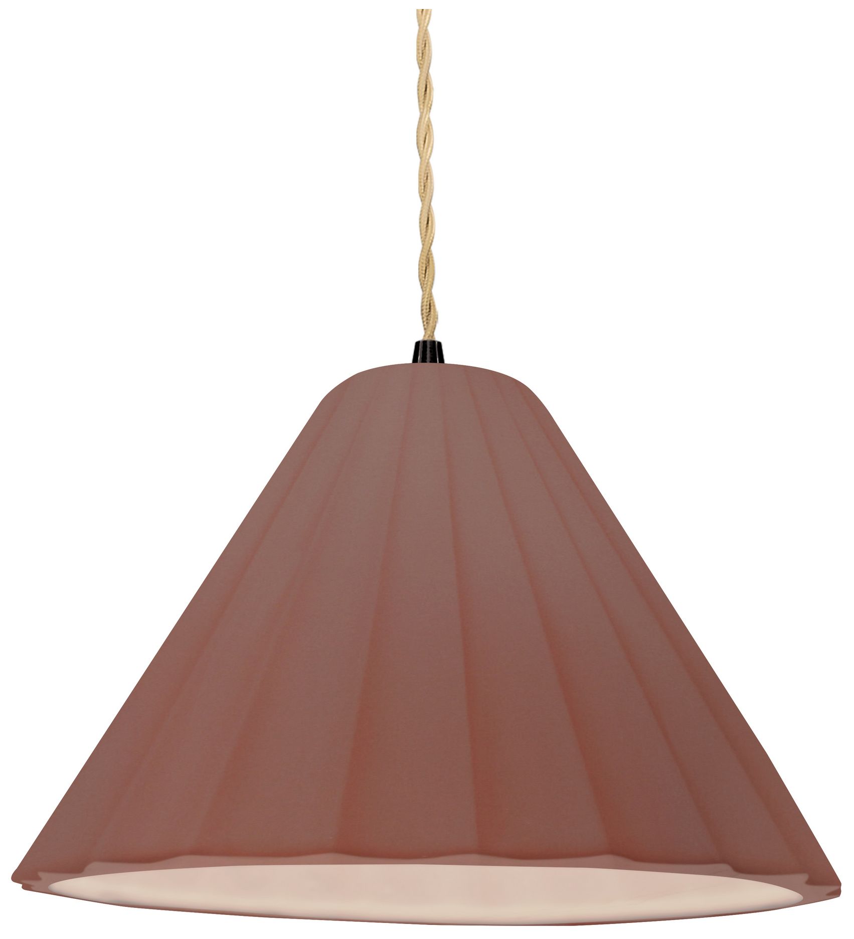 Justice Design Group Radiance Fluted Brown Collection