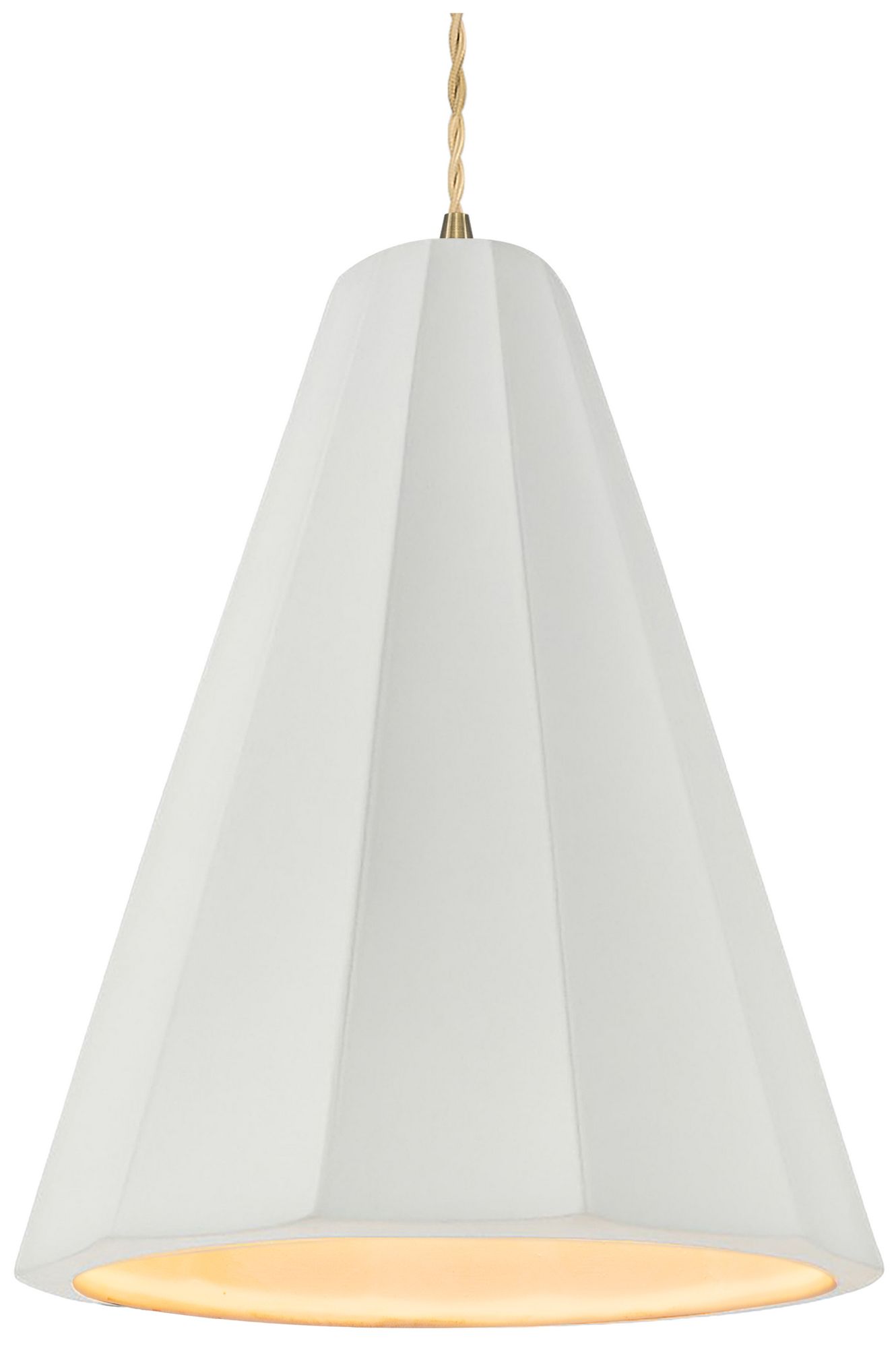 Justice Design Group Radiance Fluted White Collection