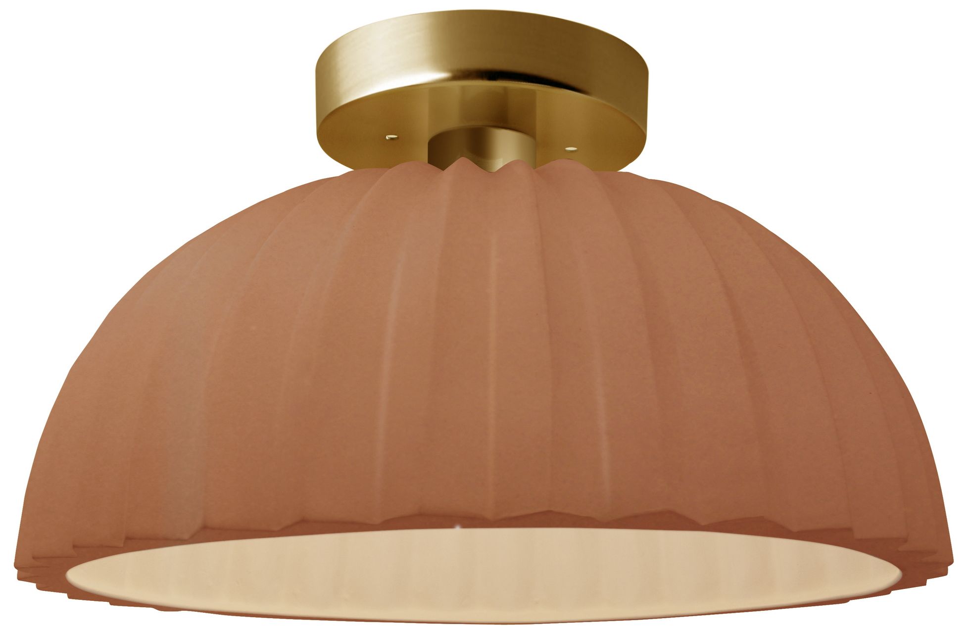 Justice Design Group Radiance Pleated Dome Blue Collection