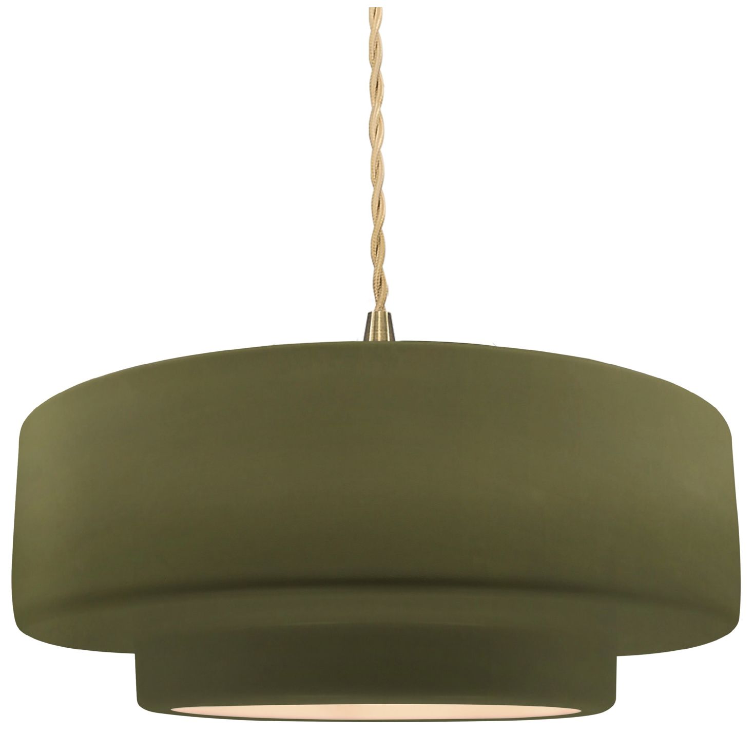Justice Design Group Radiance Tier Brass - Antique Brass Collection