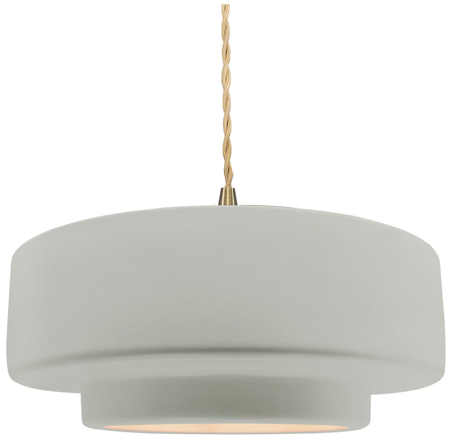 Justice Design Group Radiance Tier White Collection