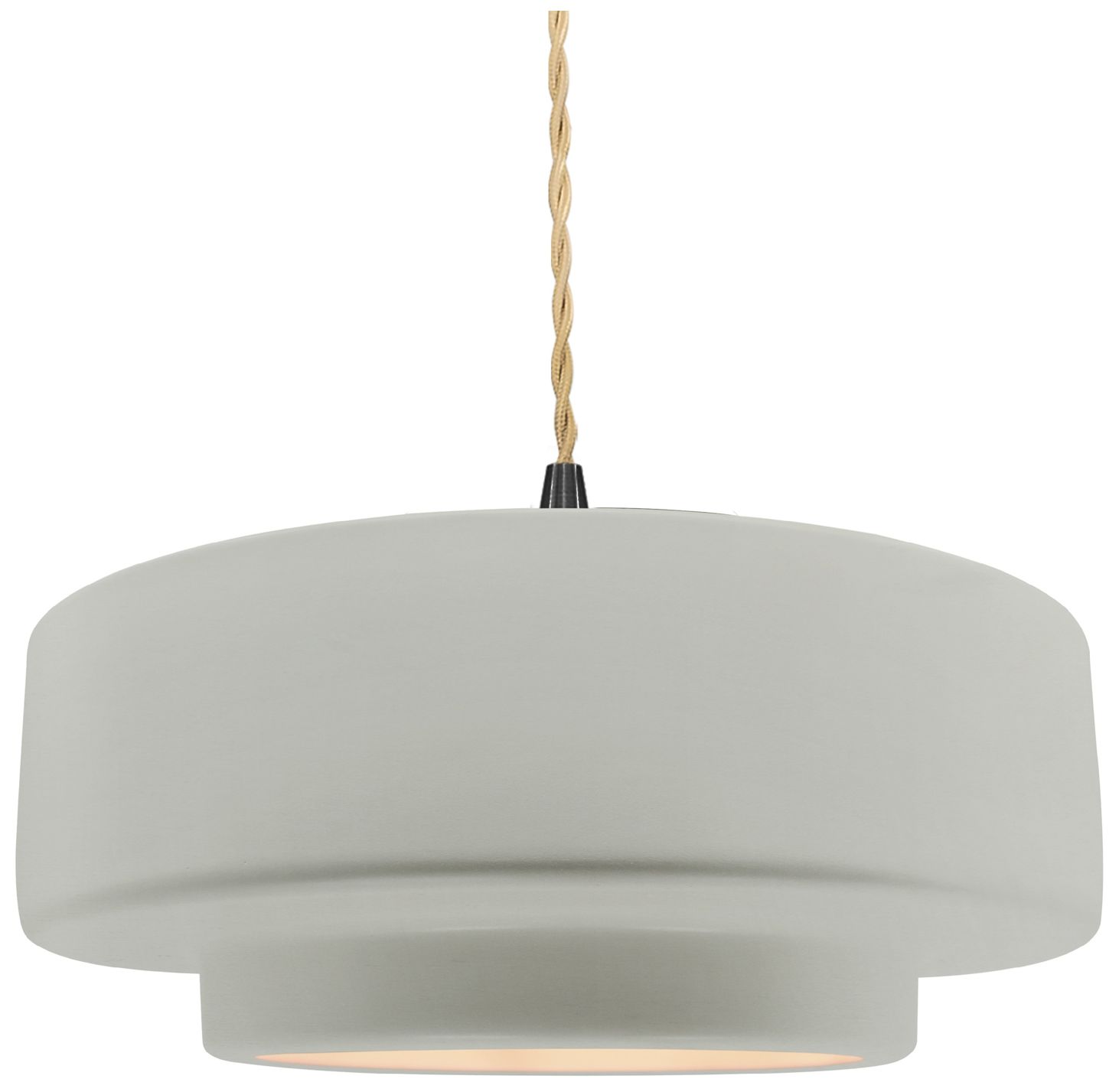 Justice Design Group Radiance Tier White Collection