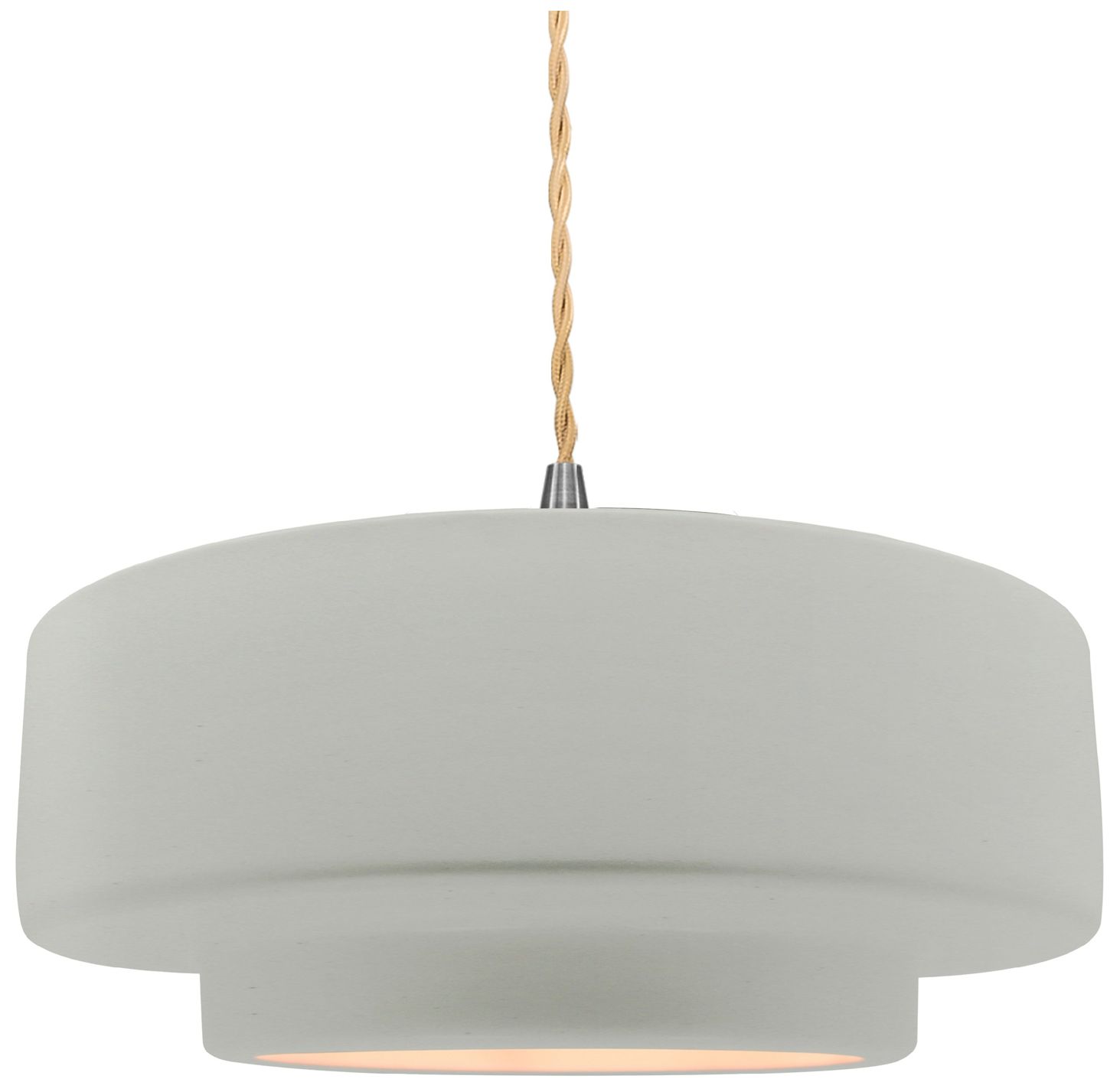 Justice Design Group Radiance Tier White Collection