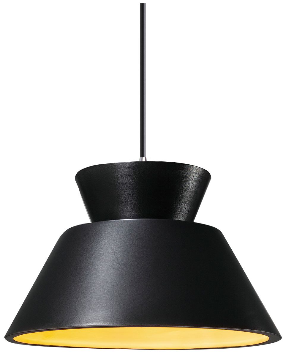 Justice Design Group Radiance Trapezoid Black Collection