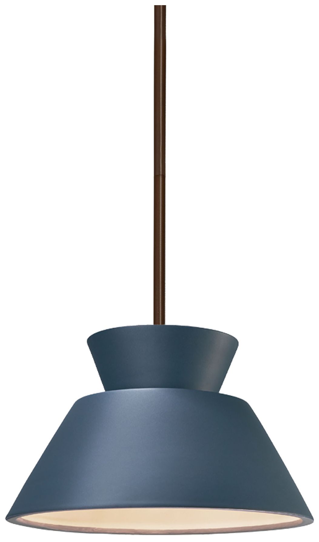 Justice Design Group Radiance Trapezoid Blue Collection