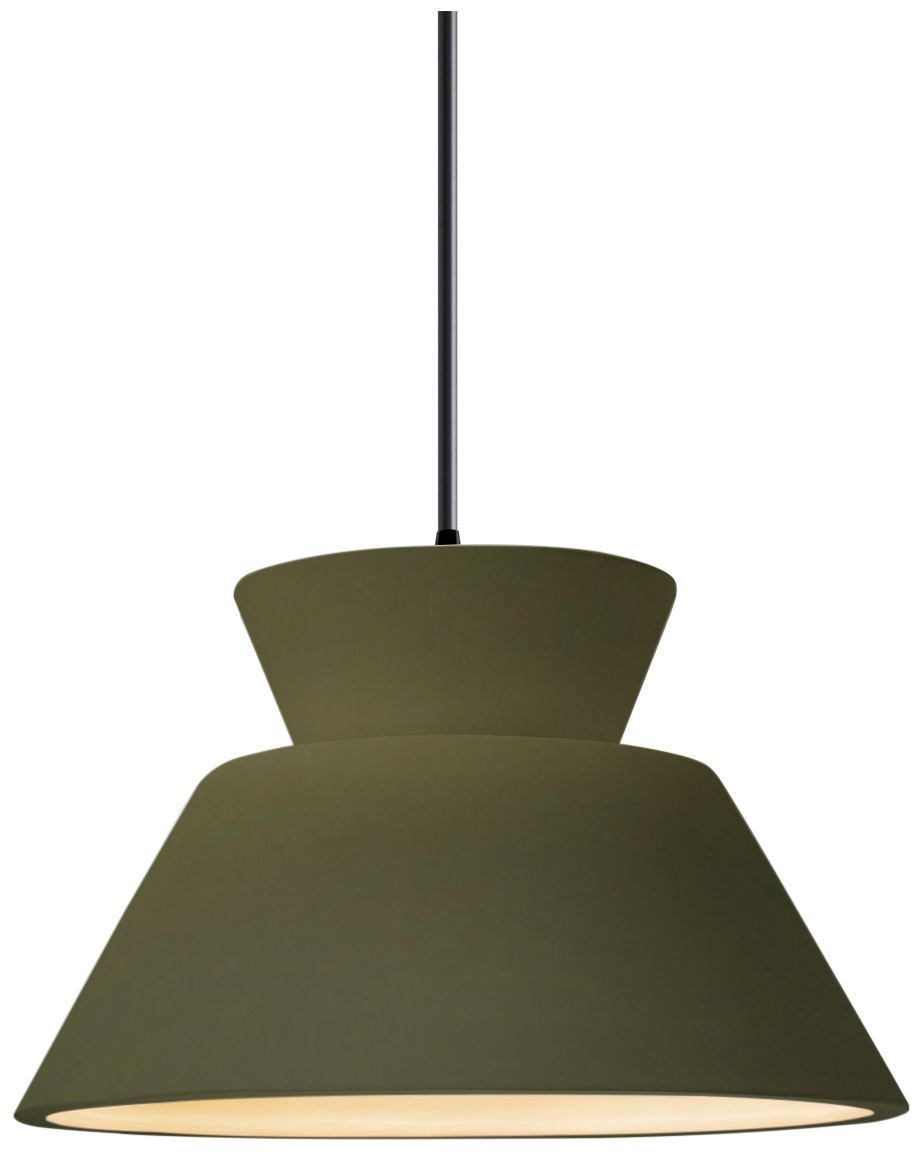 Justice Design Group Radiance Trapezoid Green Collection