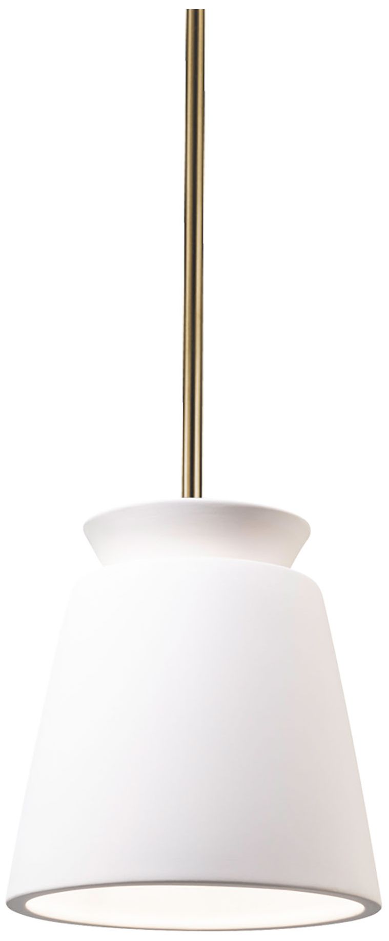 Justice Design Group Radiance Trapezoid White Collection