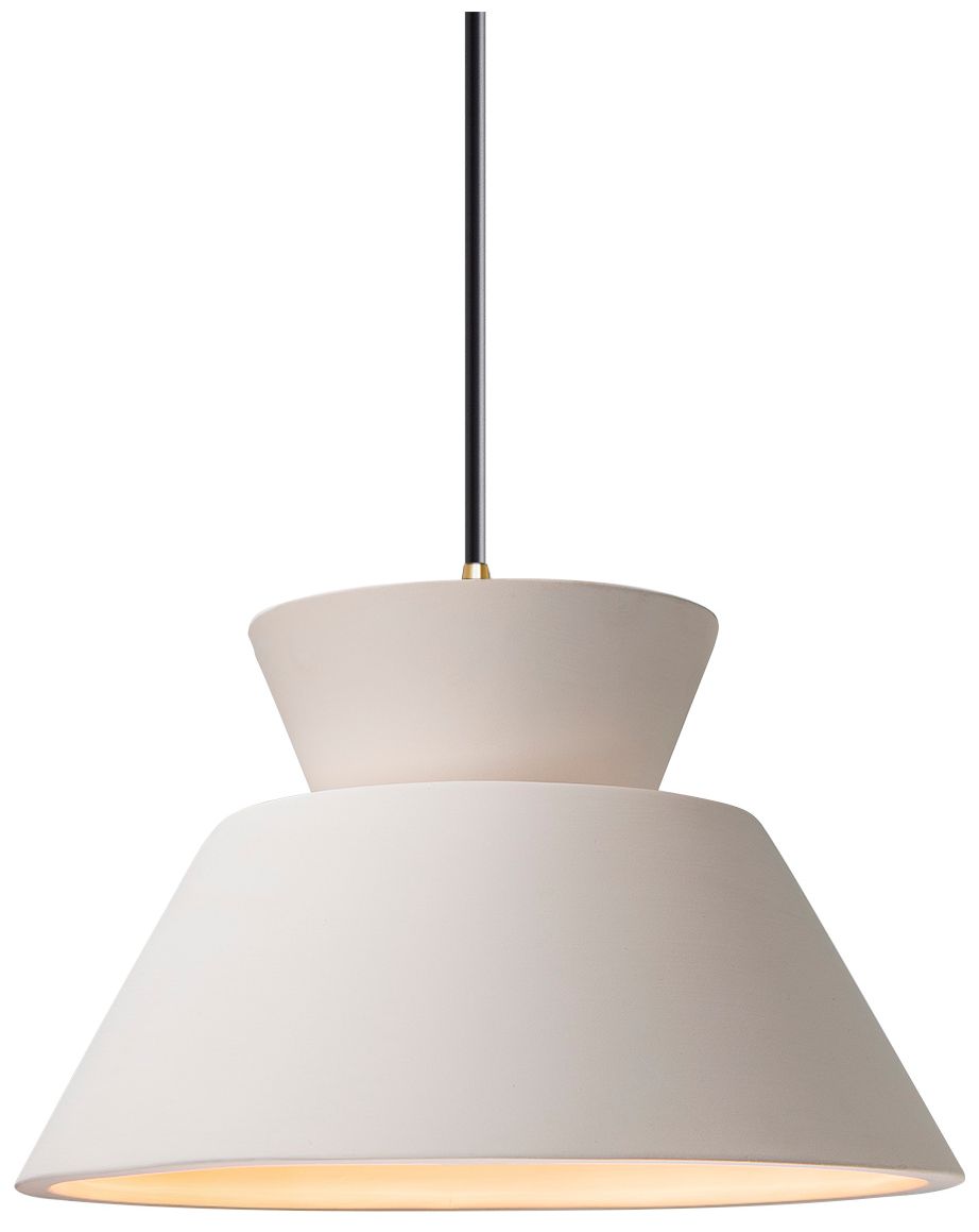 Justice Design Group Radiance Trapezoid White Collection