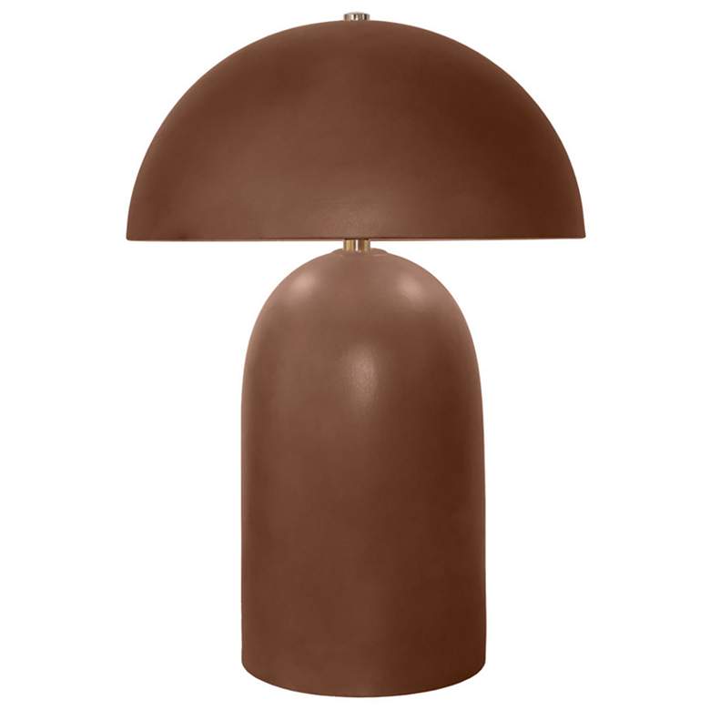 Image 1 Justice Design Kava 18.25" Canyon Clay Modern Ceramic Table Lamp
