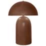 Justice Design Kava 18.25" Canyon Clay Modern Ceramic Table Lamp