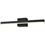 2_Justice Design Lineari 16" Wide Matte Black LED Bath Light