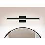 1_Justice Design Lineari 16" Wide Matte Black LED Bath Light
