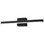 3_Justice Design Lineari 16" Wide Matte Black LED Bath Light more views