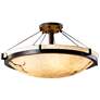 2_Justice Design LumenAria 24" Dakota Bronze Bowl Ceiling Light