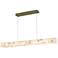 Justice Design Medley 48"W Brushed Brass LED Linear Pendant