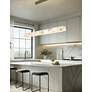 3_Justice Design Medley 48"W Brushed Brass LED Linear Pendant more views