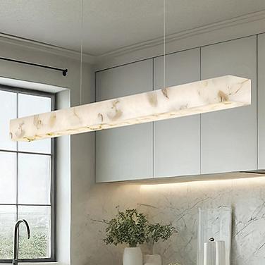 Justice Design Medley 48"W Brushed Brass LED Linear Pendant