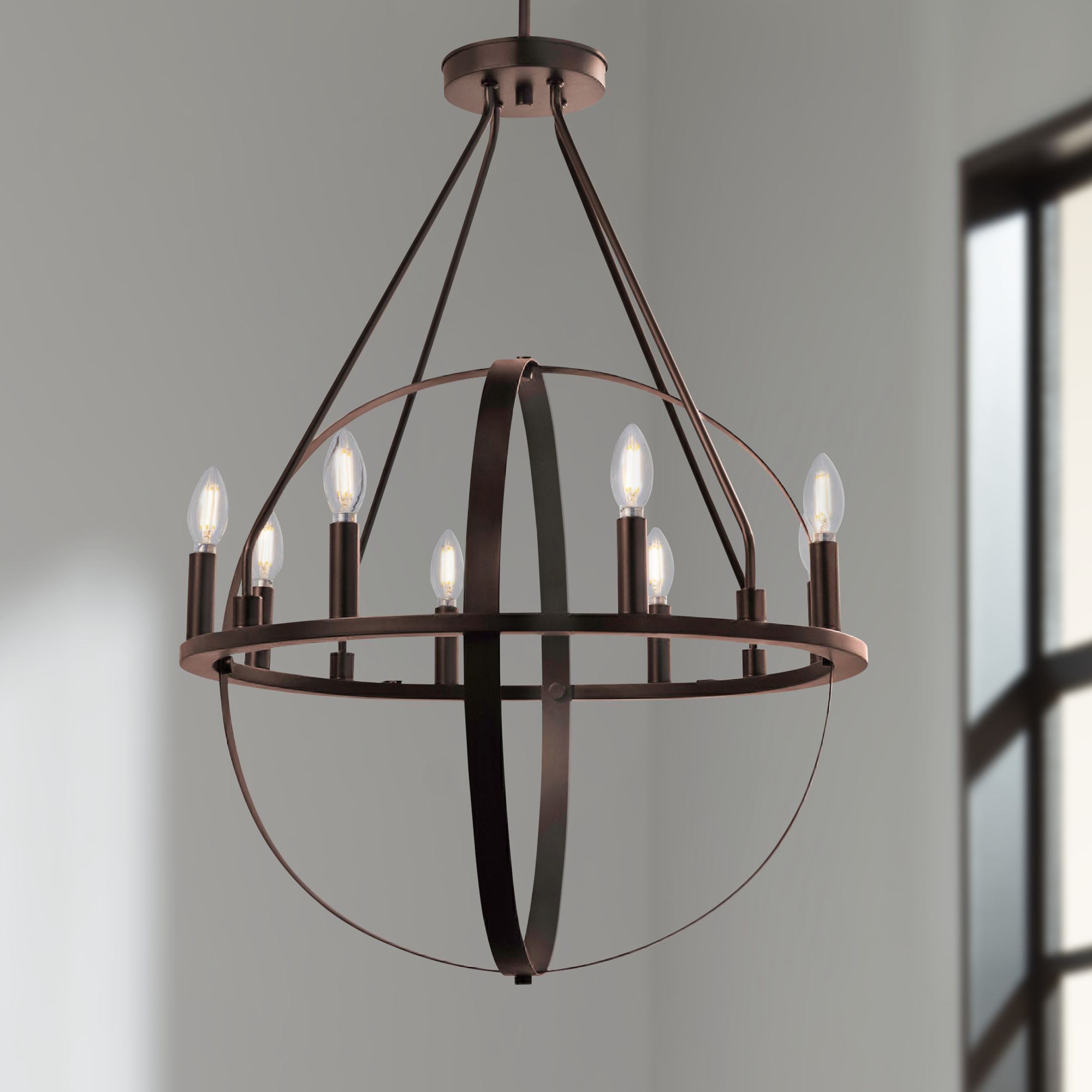 black orbit chandelier