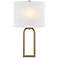 Justice Design Oslo 17 3/4"H Brushed Brass ADA Wall Sconce