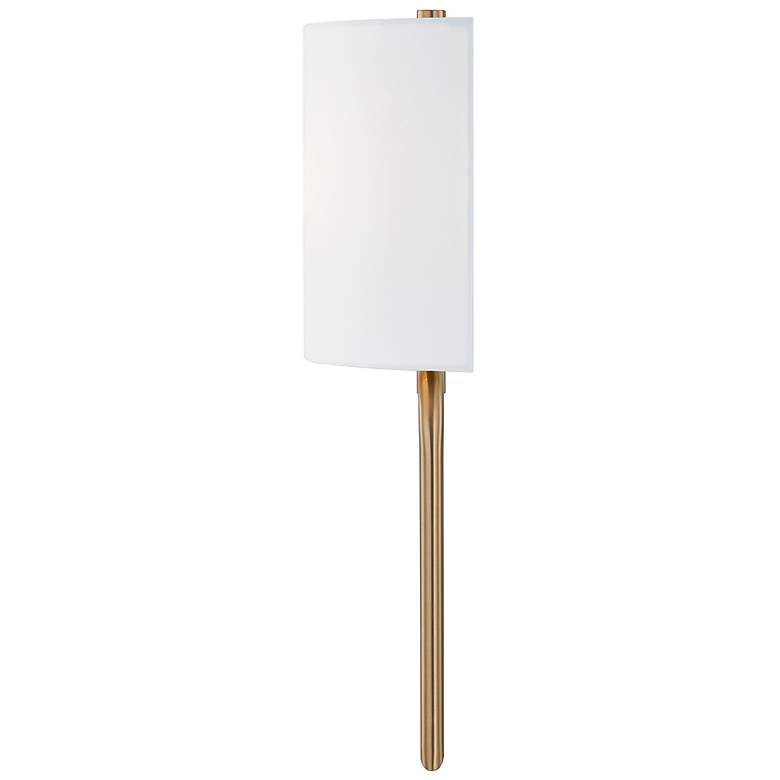 Image 5 Justice Design Oslo 17 3/4"H Brushed Brass ADA Wall Sconce more views